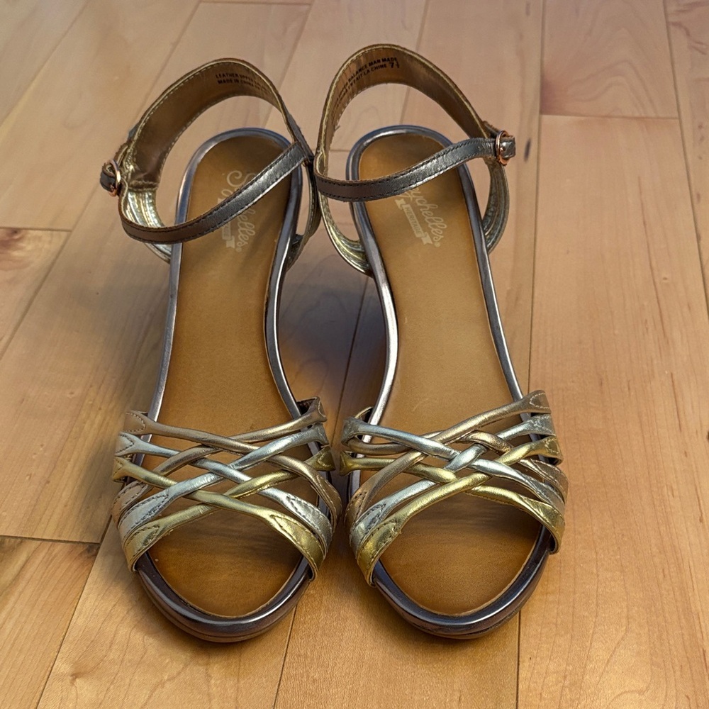 Seychelles Bound To Happen Metallic Sandals